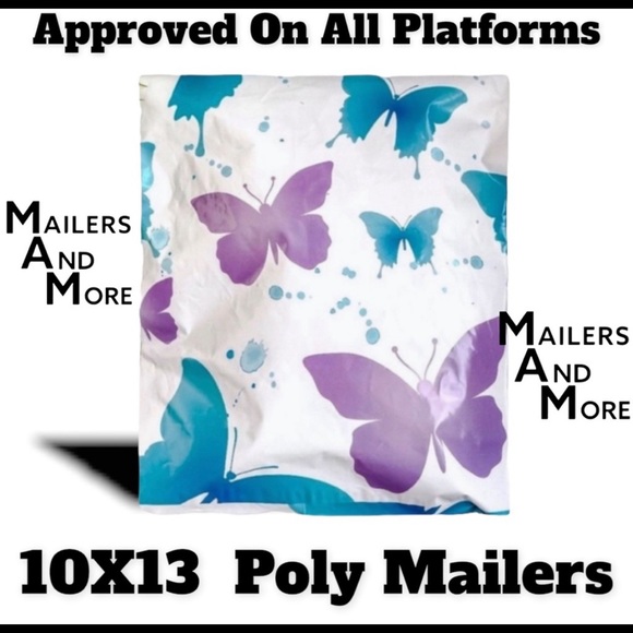 25 10X13 5 Designs 5 Each Butterfly Garden Variety Pack MAILERS, Envelopes, Bags - Picture 3 of 6